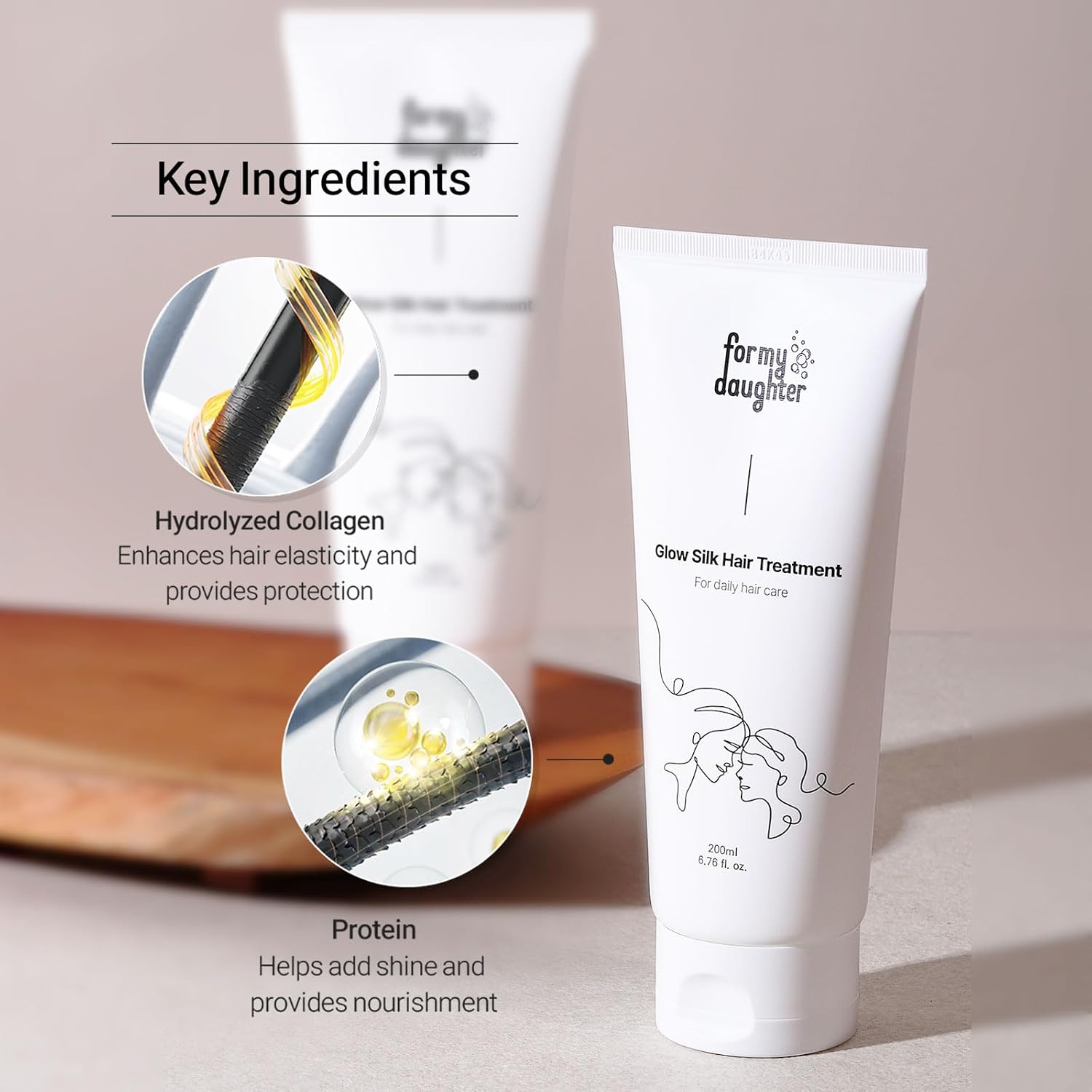 ForMyDaughter Glow Silk Hair Treatment – 200ml